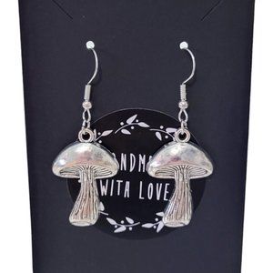 Handcrafted Mushroom Earrings